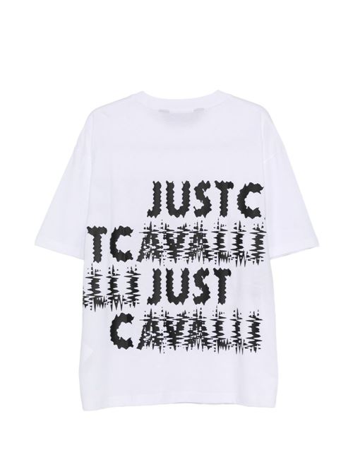 T-shirt uomo con stampa JUST CAVALLI | 80OAHT30CJ500003